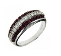 Anello Salvini Donna in Oro bianco Rubino 20061835 - 20061835